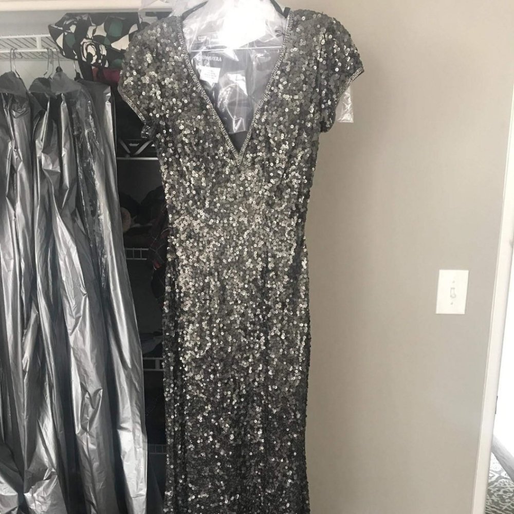 Primavera Couture - Gunmetal Bridesmaid/Prom Dress, Size 0/00